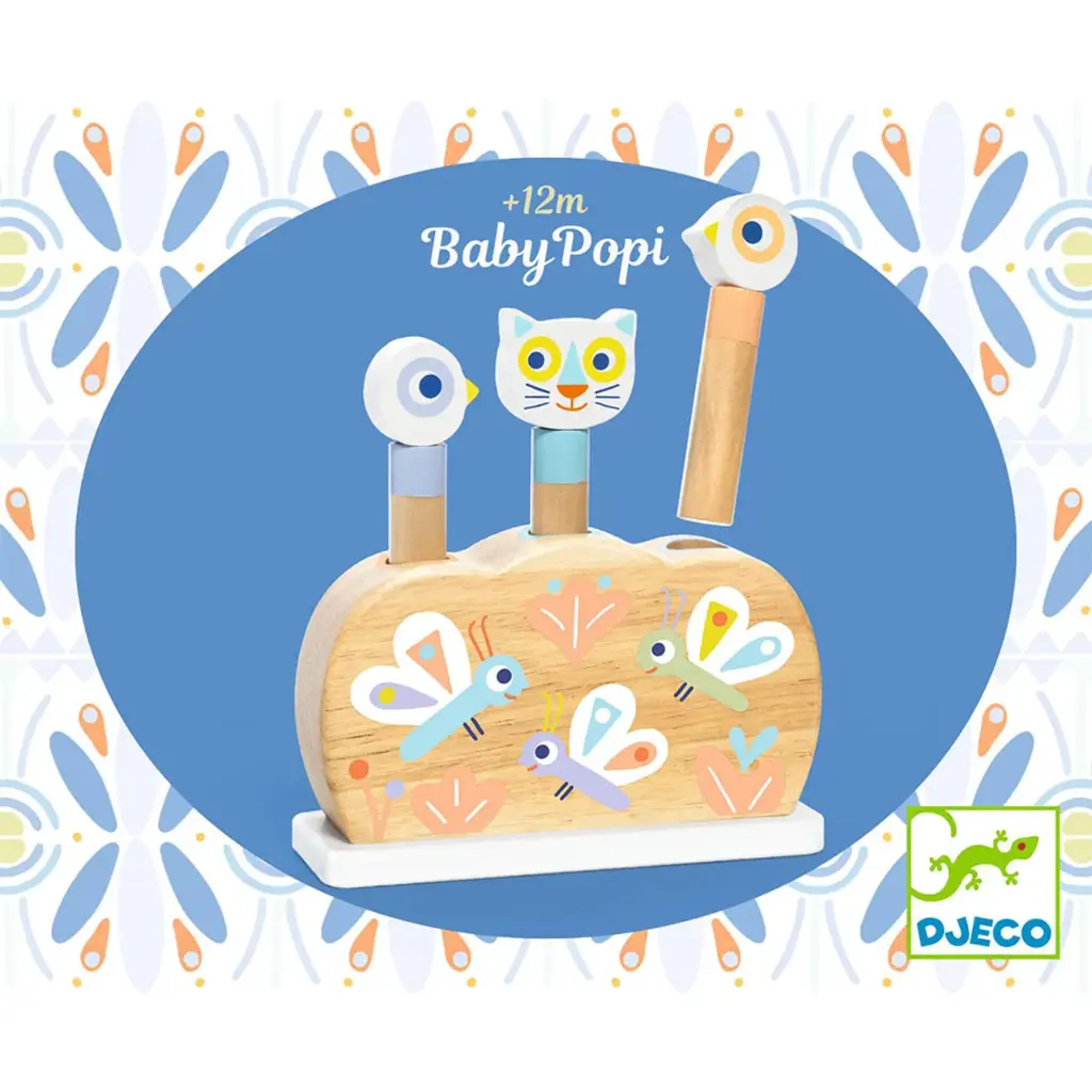 Djeco Baby White – Baby Popi Pop Up Toy