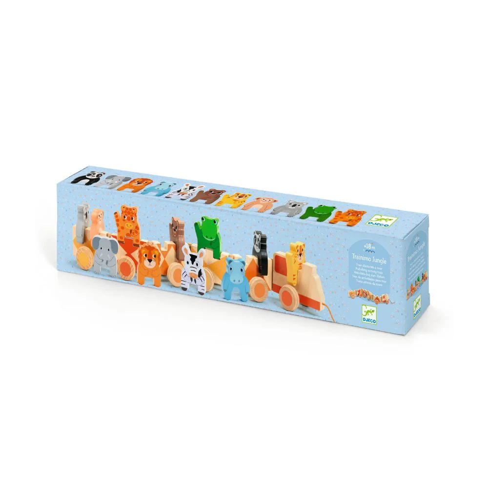 Djeco Trainimo Jungle Wooden Train