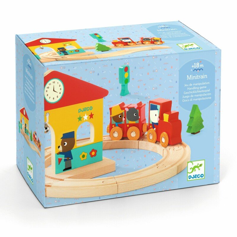 Djeco Wooden Mini Train Set