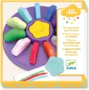 Djeco Lovely Paper – 12 Flower Crayons for Toddlers