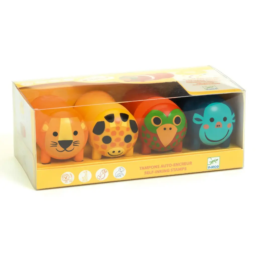 Djeco Stamps for Little Ones – Safari Animals