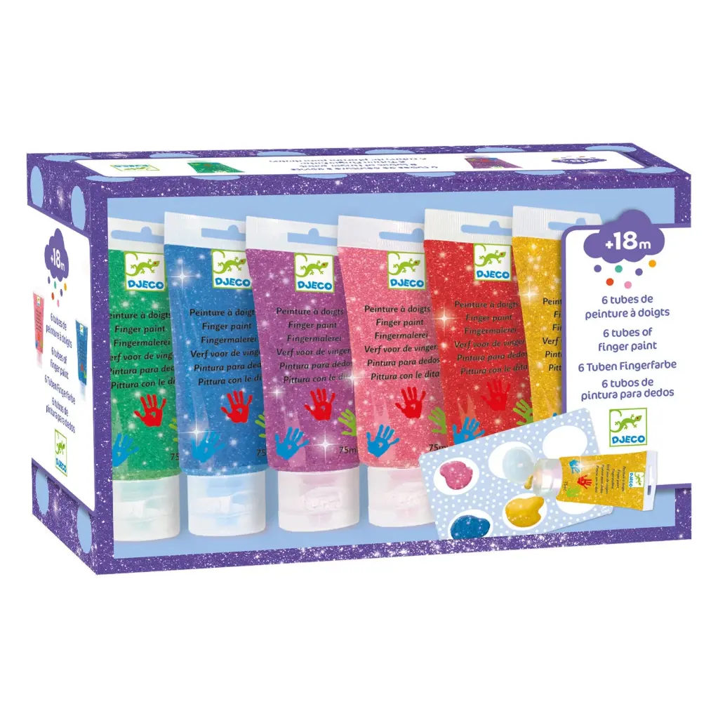 Djeco Finger Paint – Glitters