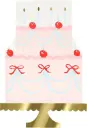 Meri Meri Fancy Cake Shaped Plates (Pack of 8)