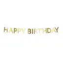 Meri Meri Gold Scallop Happy Birthday Garland