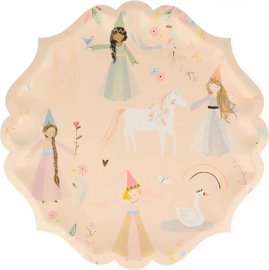 Meri Meri Magical Princess Large Plates (Pack of 8)