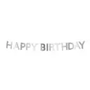 Meri Meri Silver Scallop Happy Birthday Garland