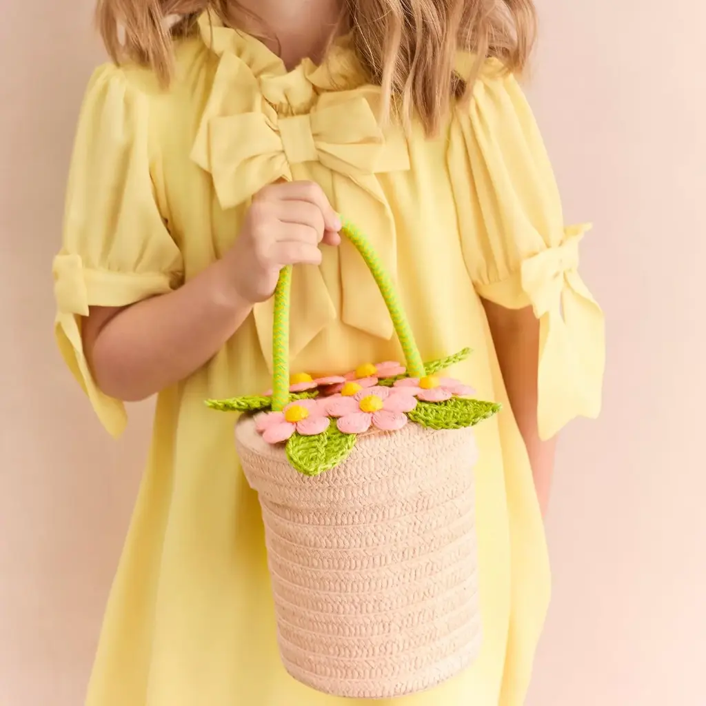Meri Meri Flower Pot Basket Bag