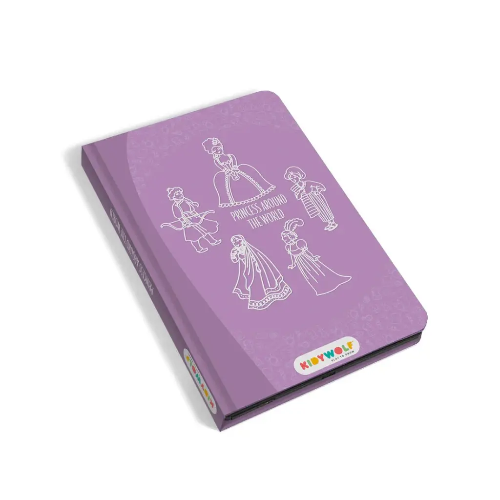 Kidydraw-Mini Lcd Tracing Book - Princesses