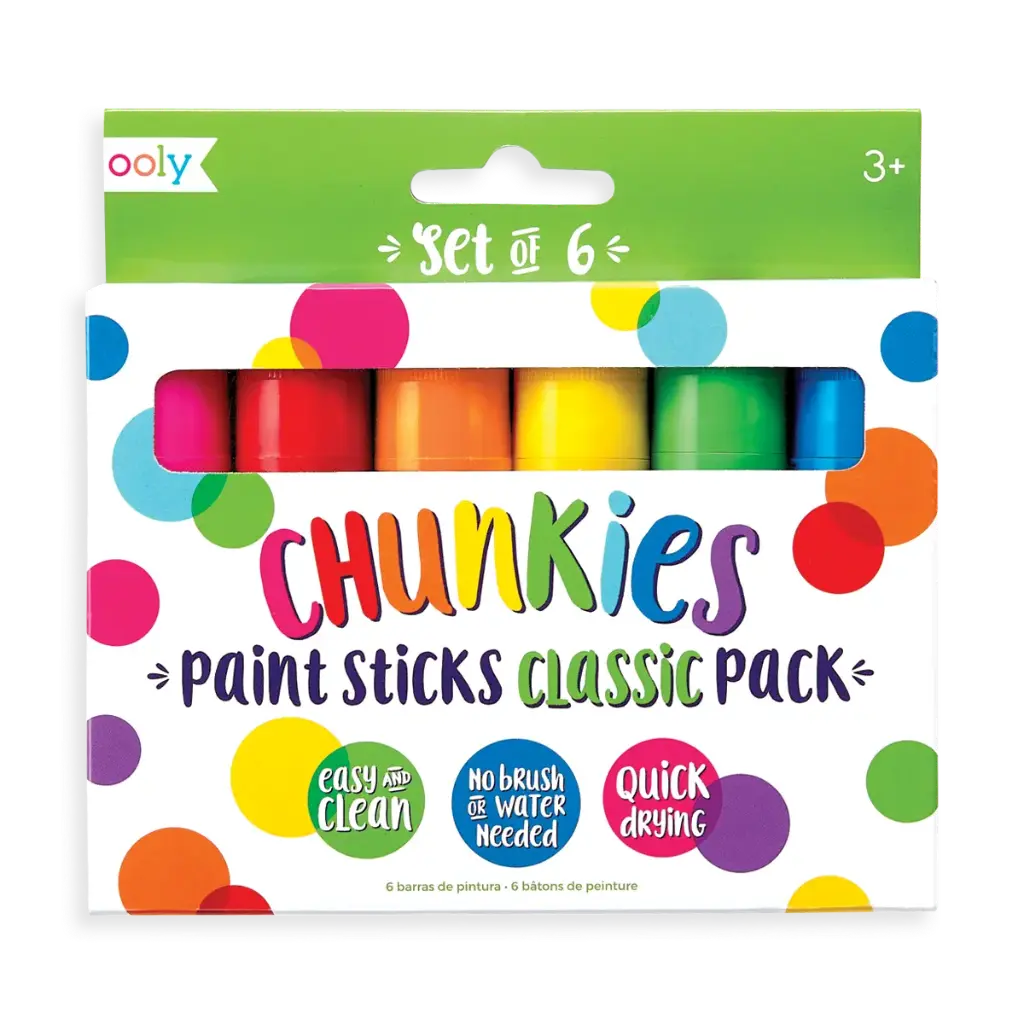 Chunkies Paint Sticks - Set of 6 - Classic
