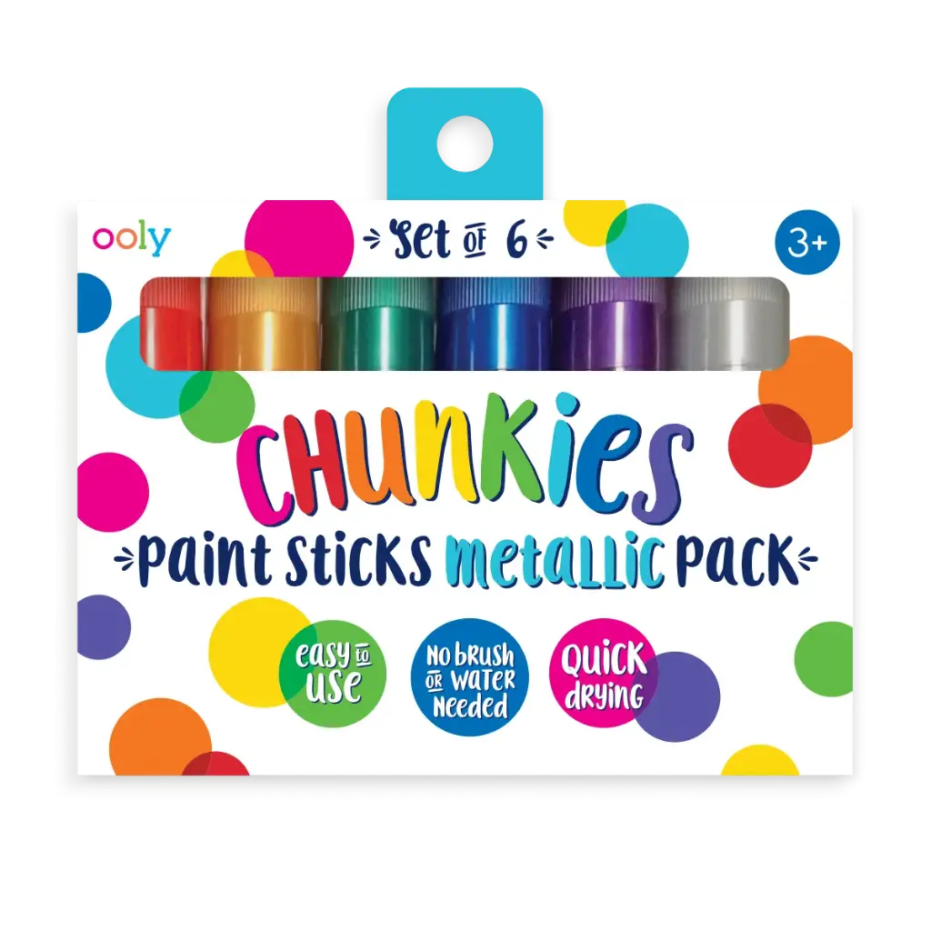 Chunkies Paint Sticks - Metallic (Set of 6)