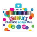 Chunkies Paint Sticks - Metallic (Set of 6)