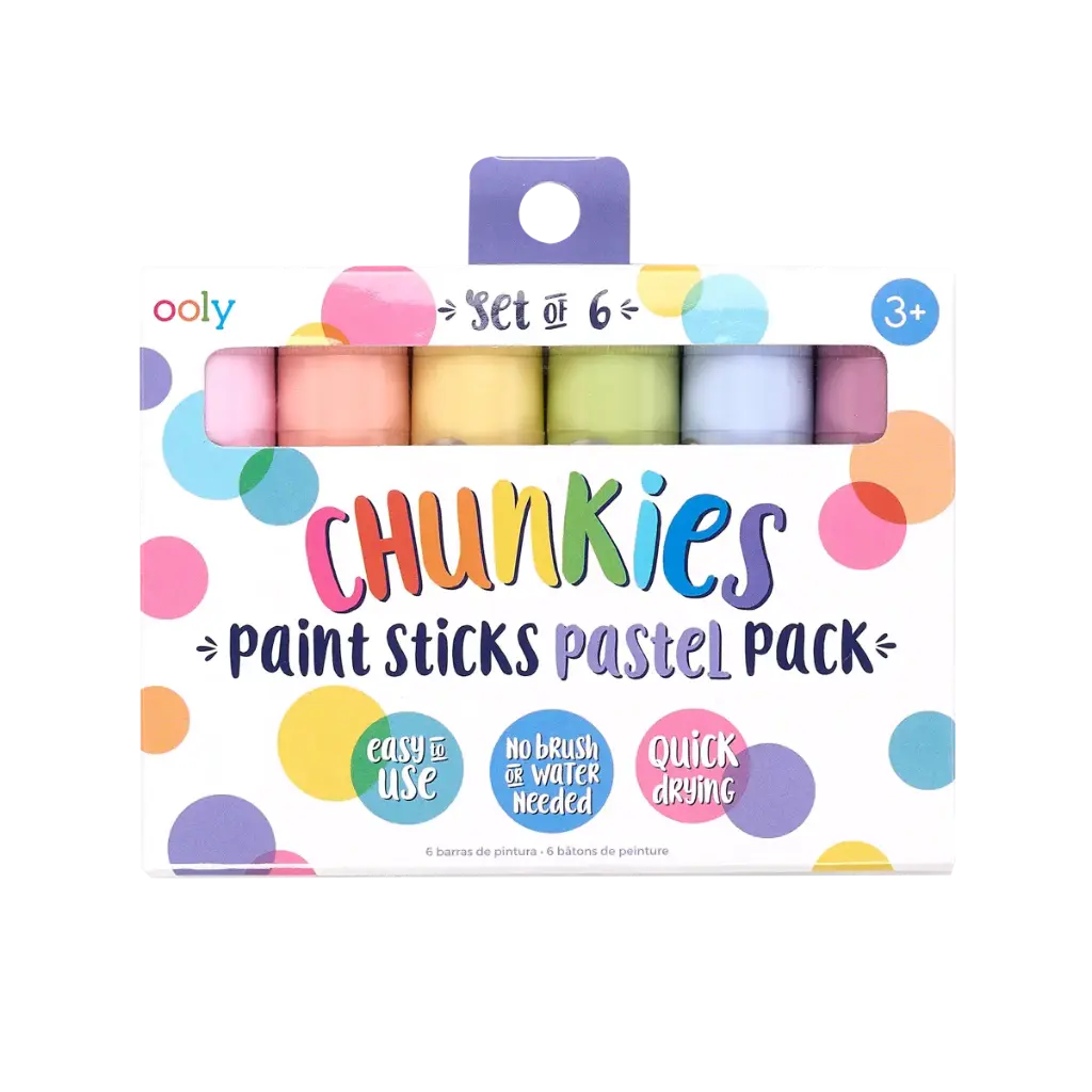 Chunkies Paint Sticks - Set of 6 - Pastels