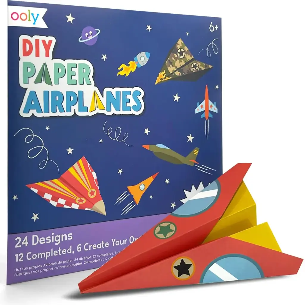 D.I.Y. Paper Airplanes (Set of 24 Designs)