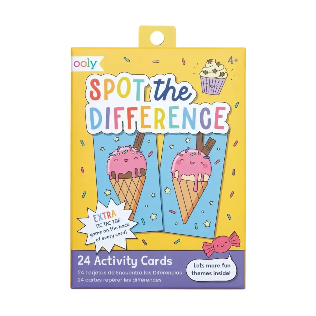 Spot the difference paper games