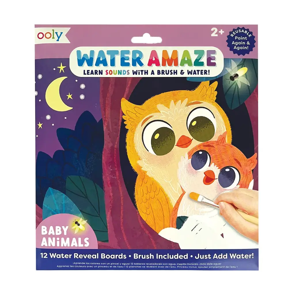 Water amaze water reveal boards - baby animals