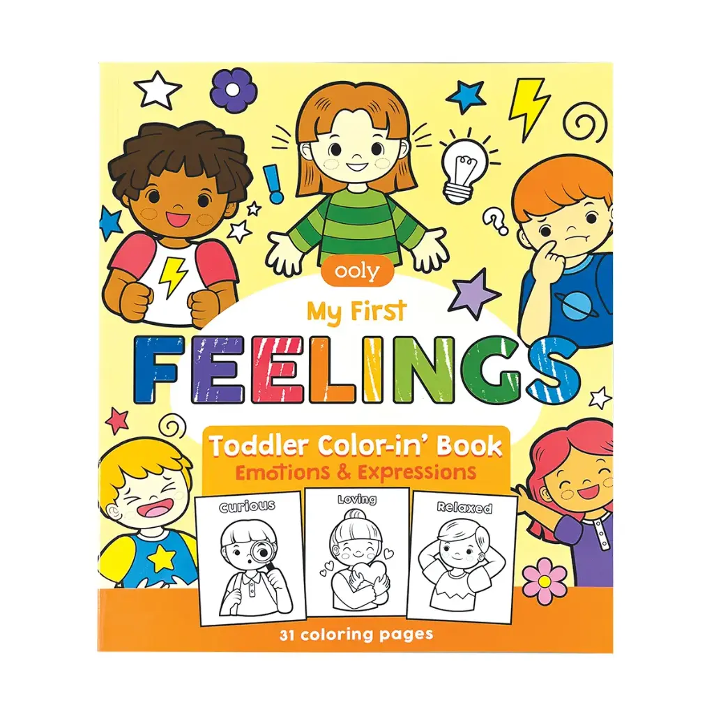 Toddler Color-In' Book - Feelings