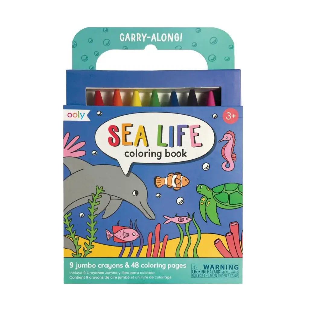 Carry Along Coloring Book - Sea Life