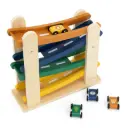Wooden Ramp Racer With 4 Cars - 18M+
