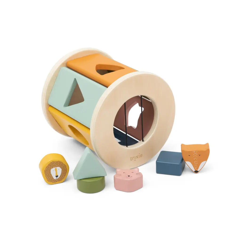 Wooden Rolling Shape Sorter - 18M+