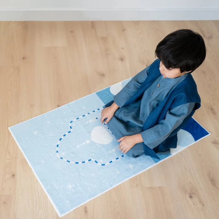 Kids Prayer Mat - Blue Dusk