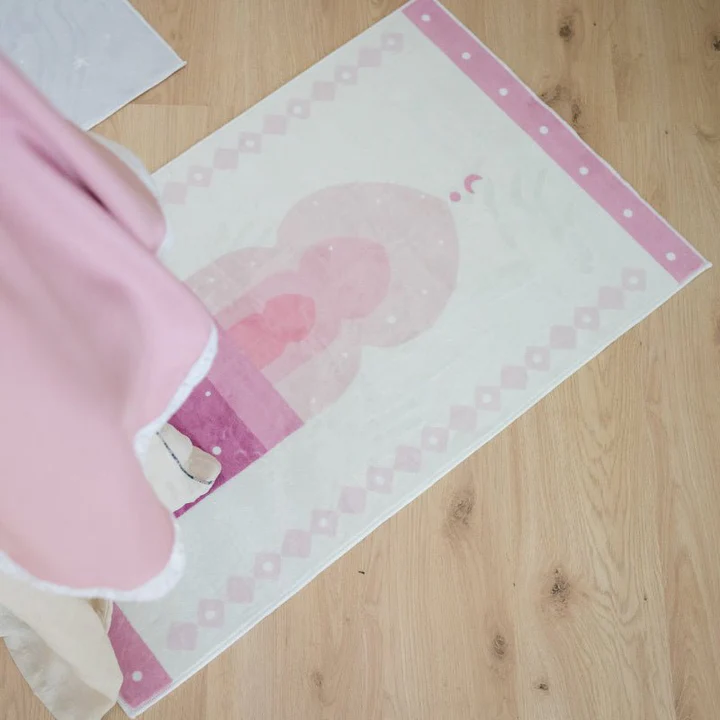 Kids Prayer Mat - Pink Glow