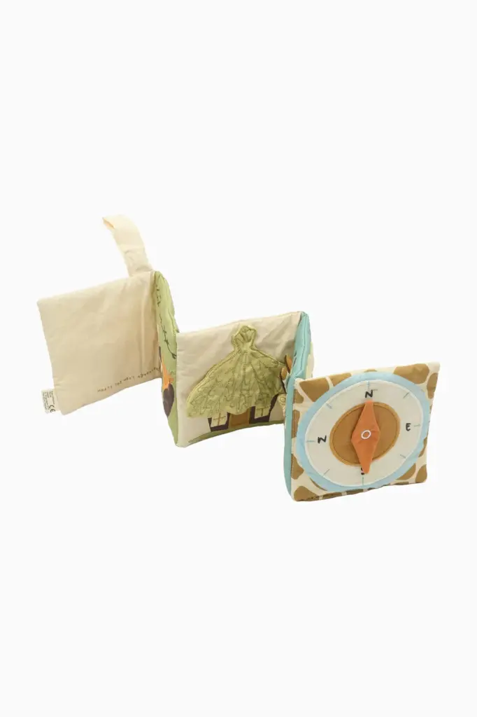 Organic Cotton Soft Baby Book - Safari