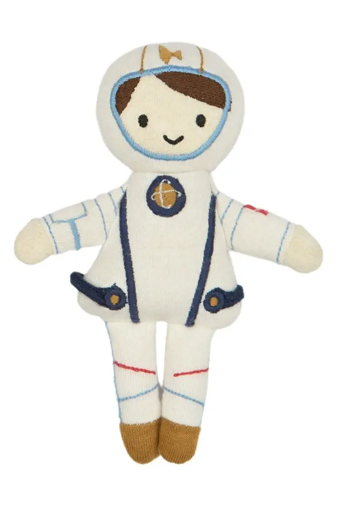 Organic Pocket Friend Plush Toy - Astronaut - 14 cm