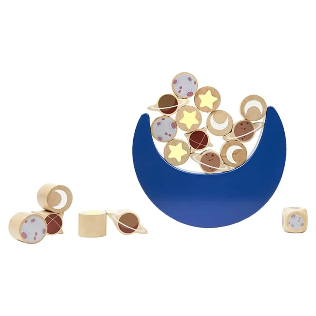 Balancing Game Wooden Toy - Planetary