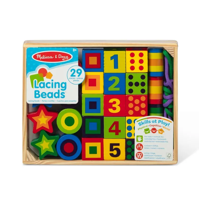 Melissa & Doug Deluxe Lacing Beads
