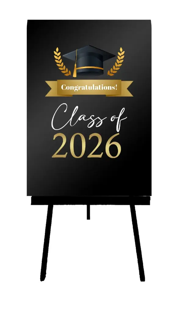 Graduation Easel 100cm x 70 cm  