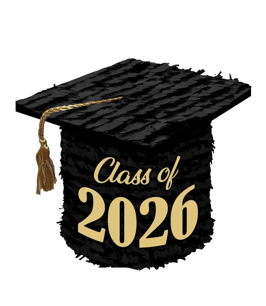 Graduation Cap Pinata - Class Of 2026 ( 50 Cm)