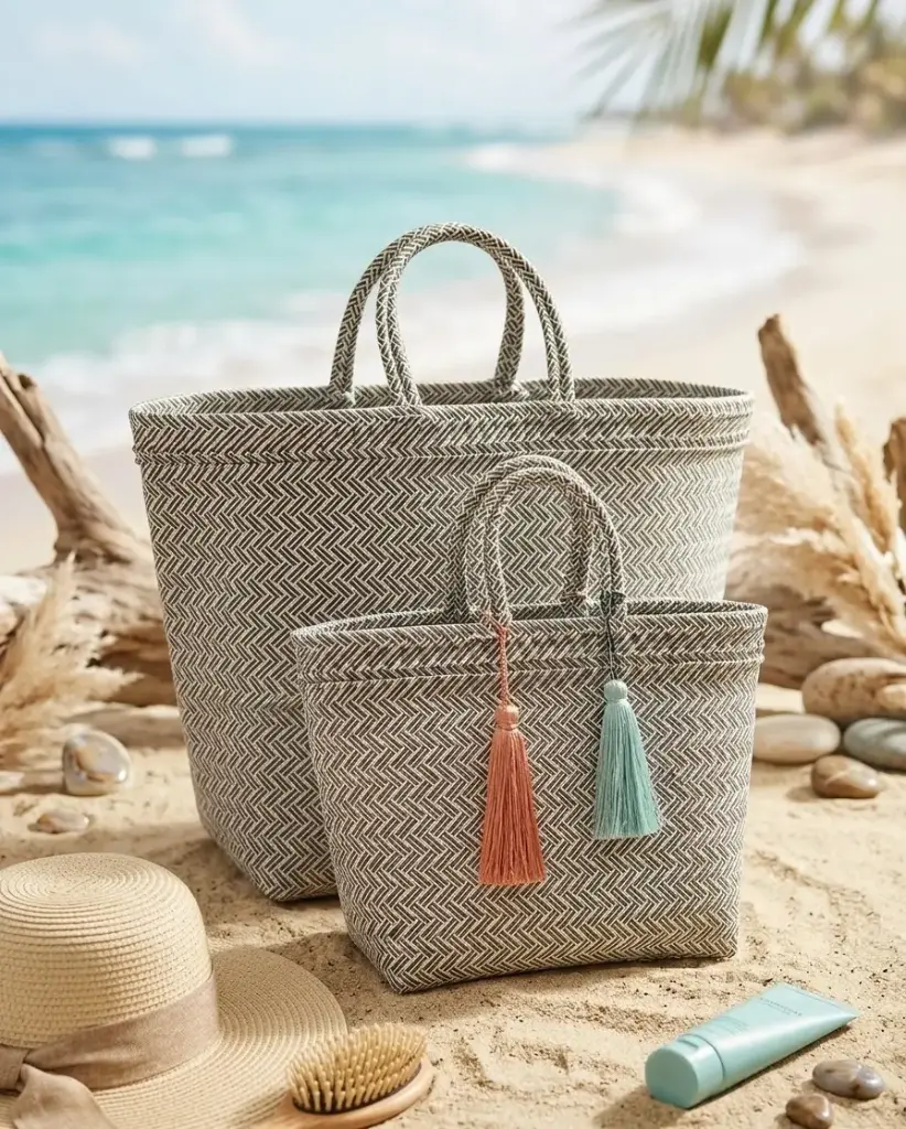 Boho Beach Bag Set