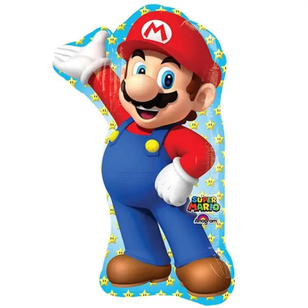 Mario Bros. Supershape Balloon 22 X 33In