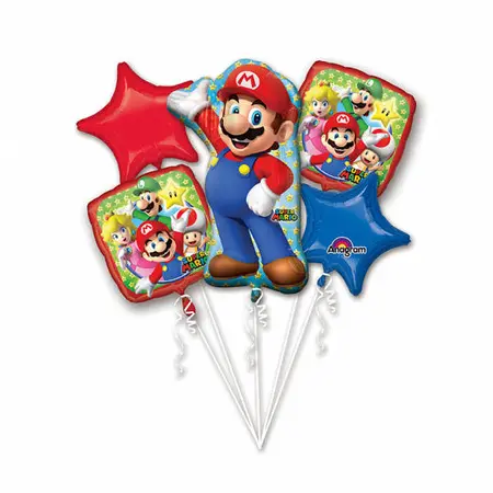 Mario Bros. Bouquet, 5Pcs