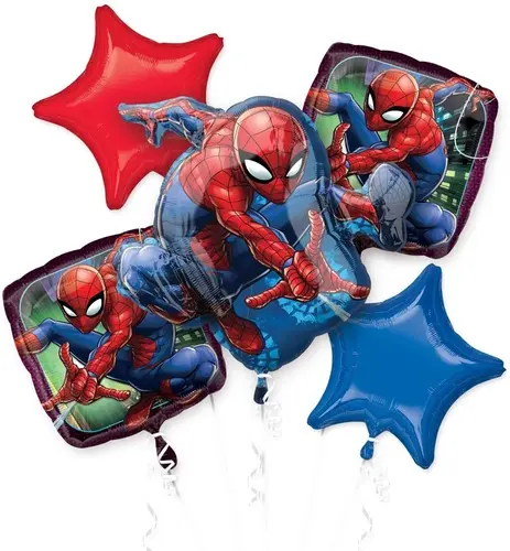 Spider-Man Animated Balloon Bouquet 5Pcs