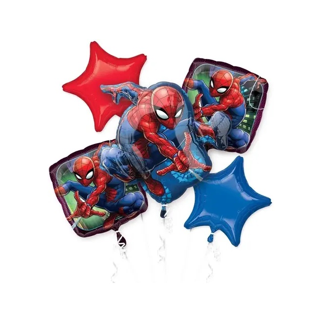 Spider-Man Animated Balloon Bouquet 