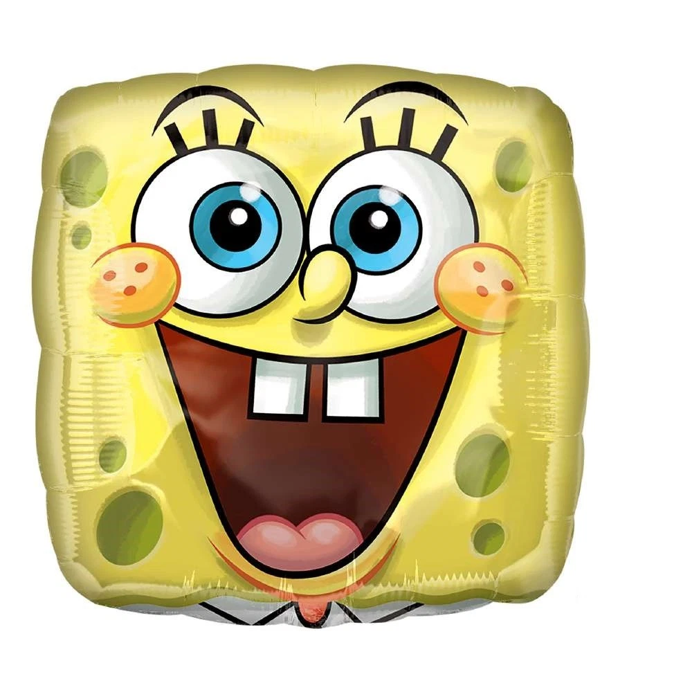 Spongebob Square Face Foil Balloon 18In