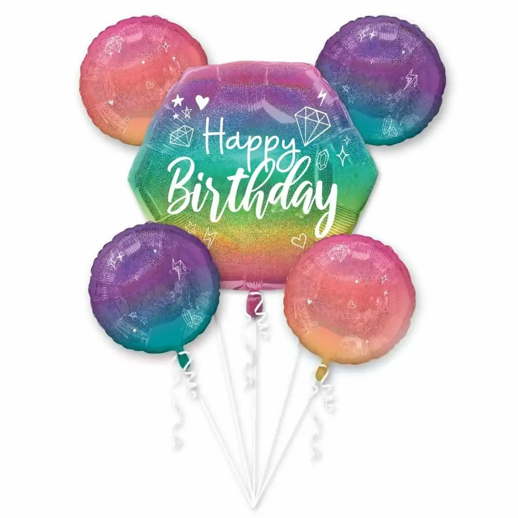 Sparkle Birthday Balloon Bouquet