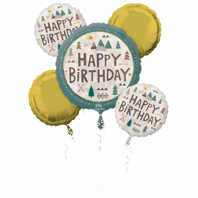 Wilderness Birthday Bouquet, 5Pcs
