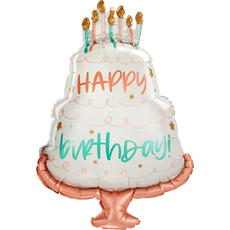 Happy Cake Day Supershape Balloon