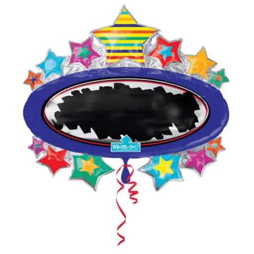 Bright Star Black Board Marquee Supershape Write-On 31In