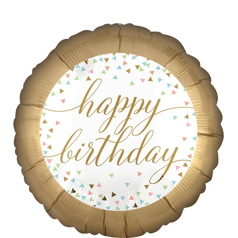 Pastel Confetti Birthday Celebration 18In