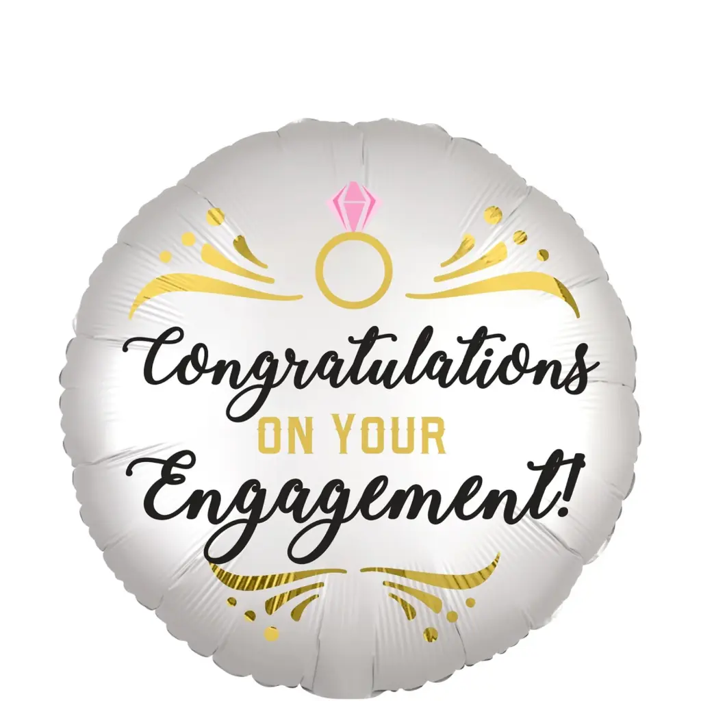Engagement Foil Balloon 18In
