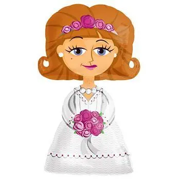 Bride Airwalker Balloon 28In