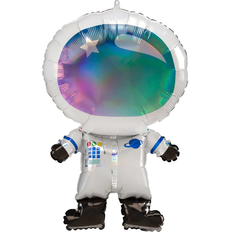 Astronaut Iridescent Foil Balloon