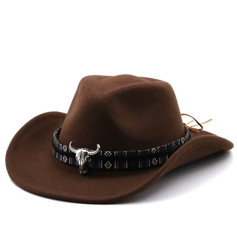 Outlaw's Journey Bull-Skull Cowboy Hat