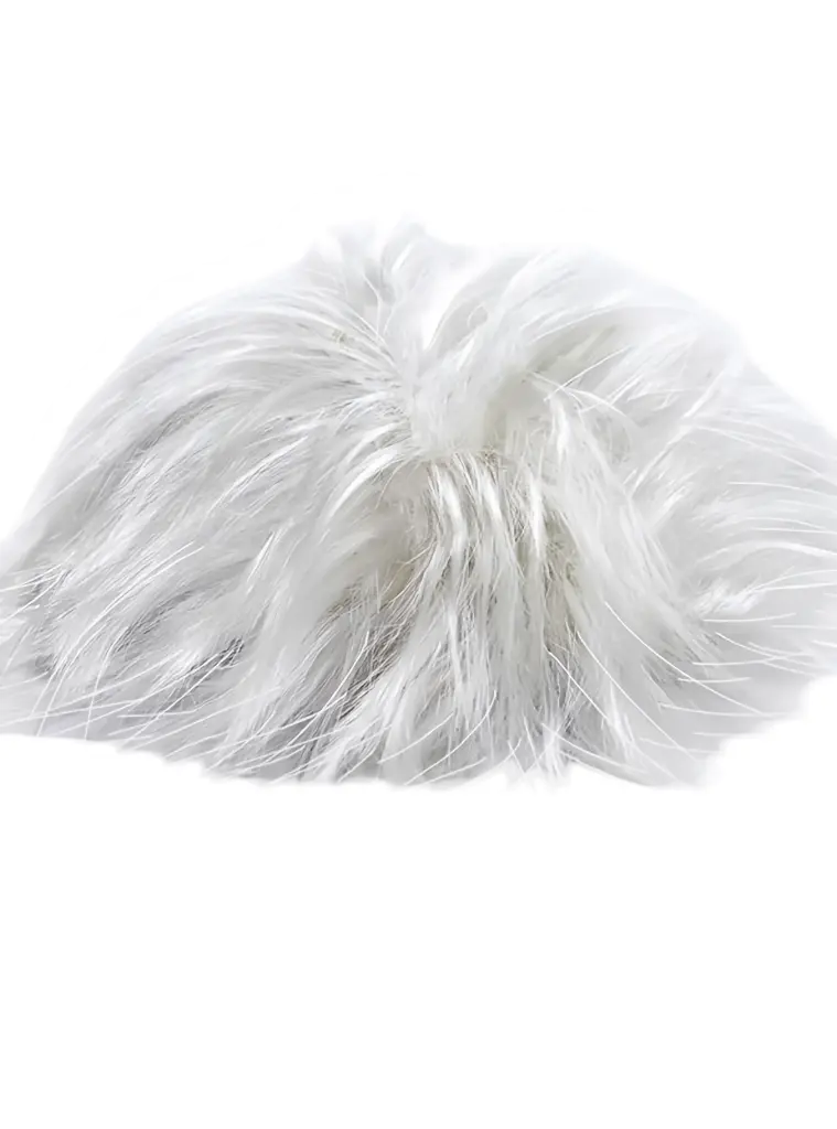 Mad Scientist Wild White Kids Wig