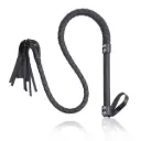 Premium 120cm Braided PU Leather Whip