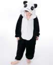 Kids' Hooded Panda Onesie with Character Ears