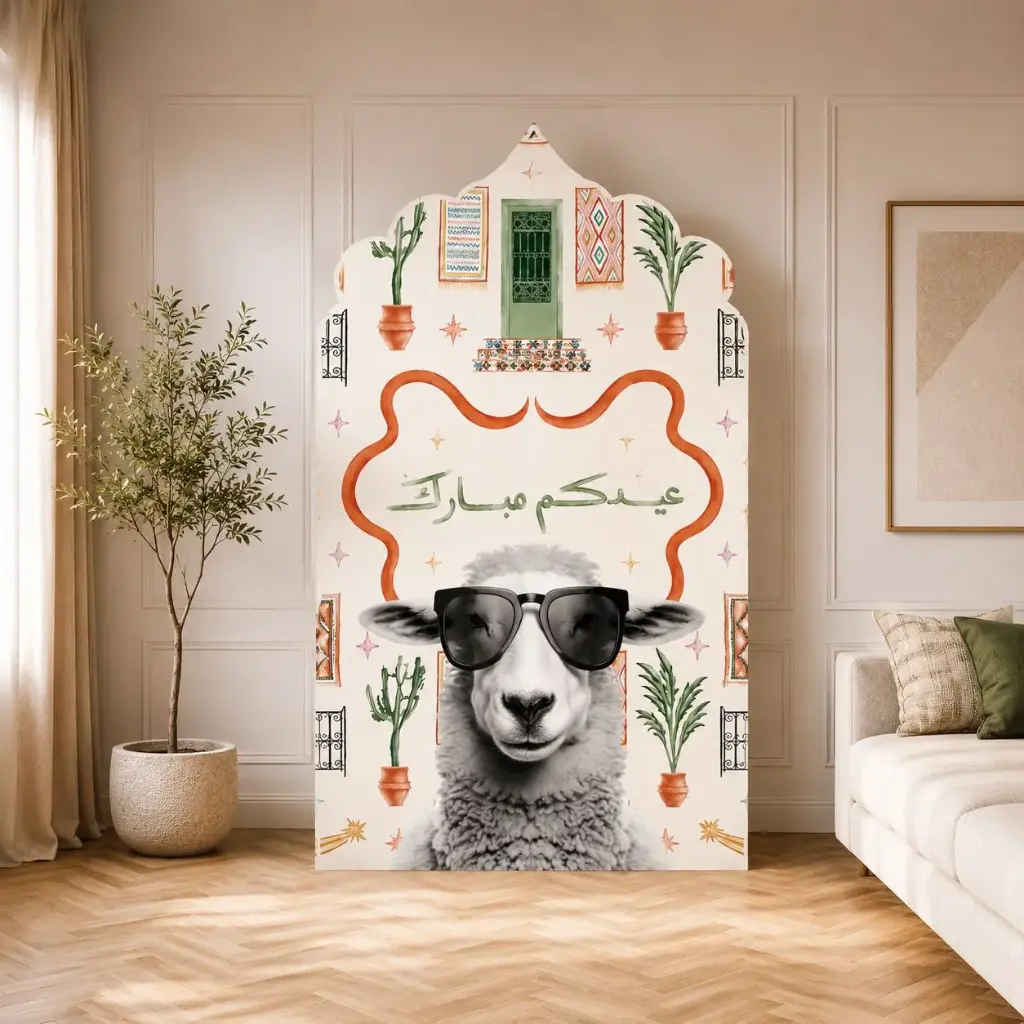 خلفية أرابيسك عيد الاضحى